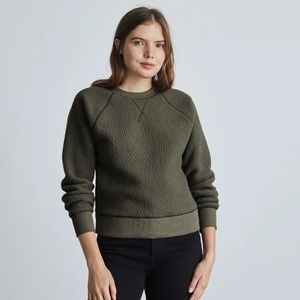 The ReNew Fleece Raglan Sweatshirt, Size S